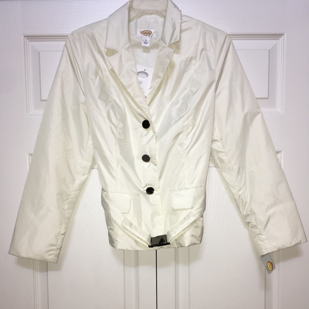 🆕NEW-TALBOTS JACKET WITH DETACHABLE BELT-N…